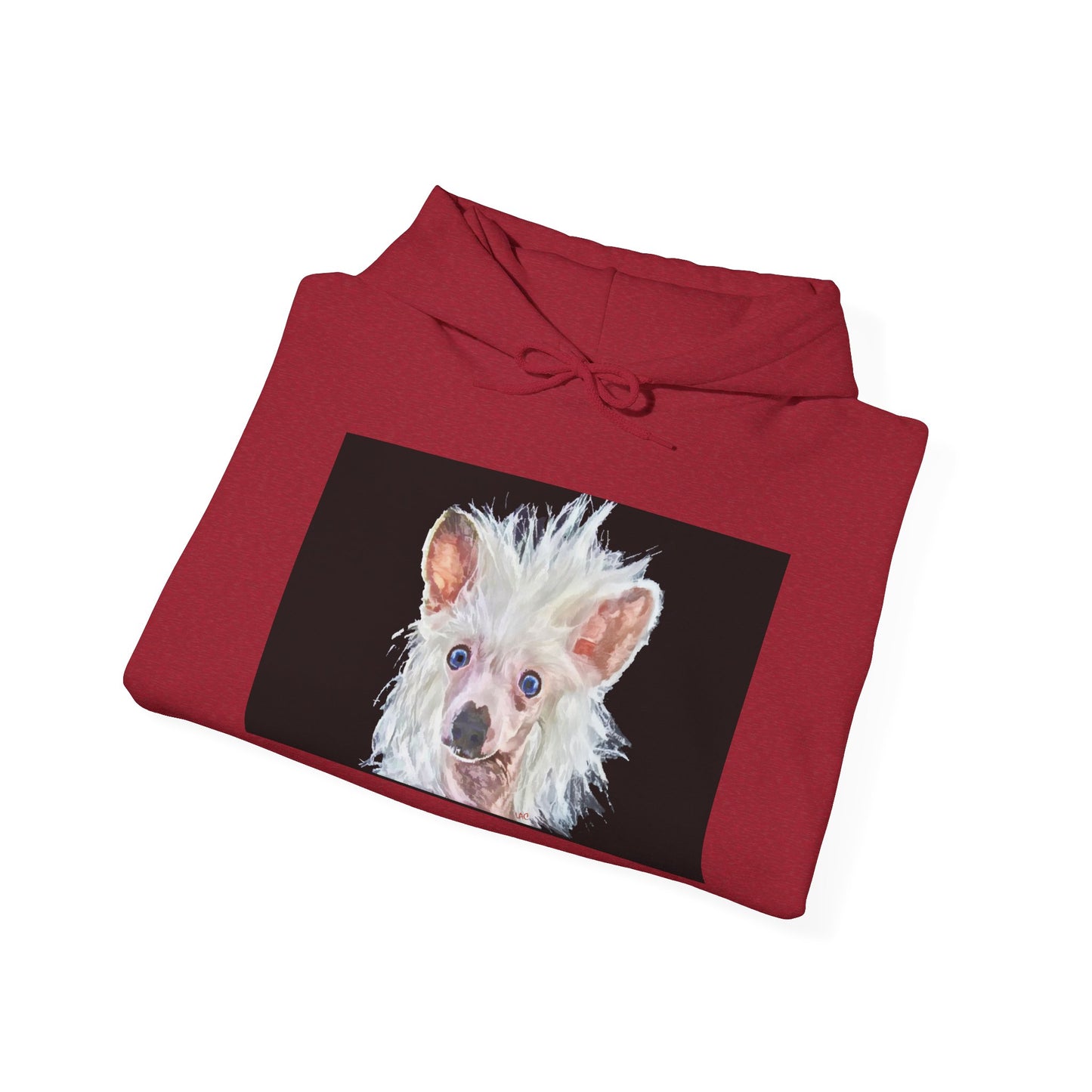 Chinese Crested Unisex 50/50 Hooded Sweatshirt