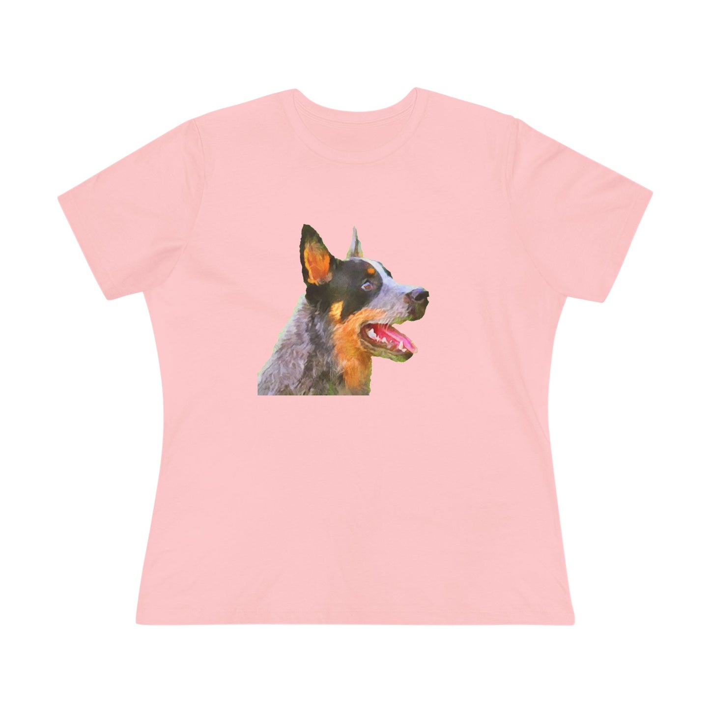 Blue Heeler - Australian Cattle Dog 'Percy' Women's Relaxed Fit Cotton Tee