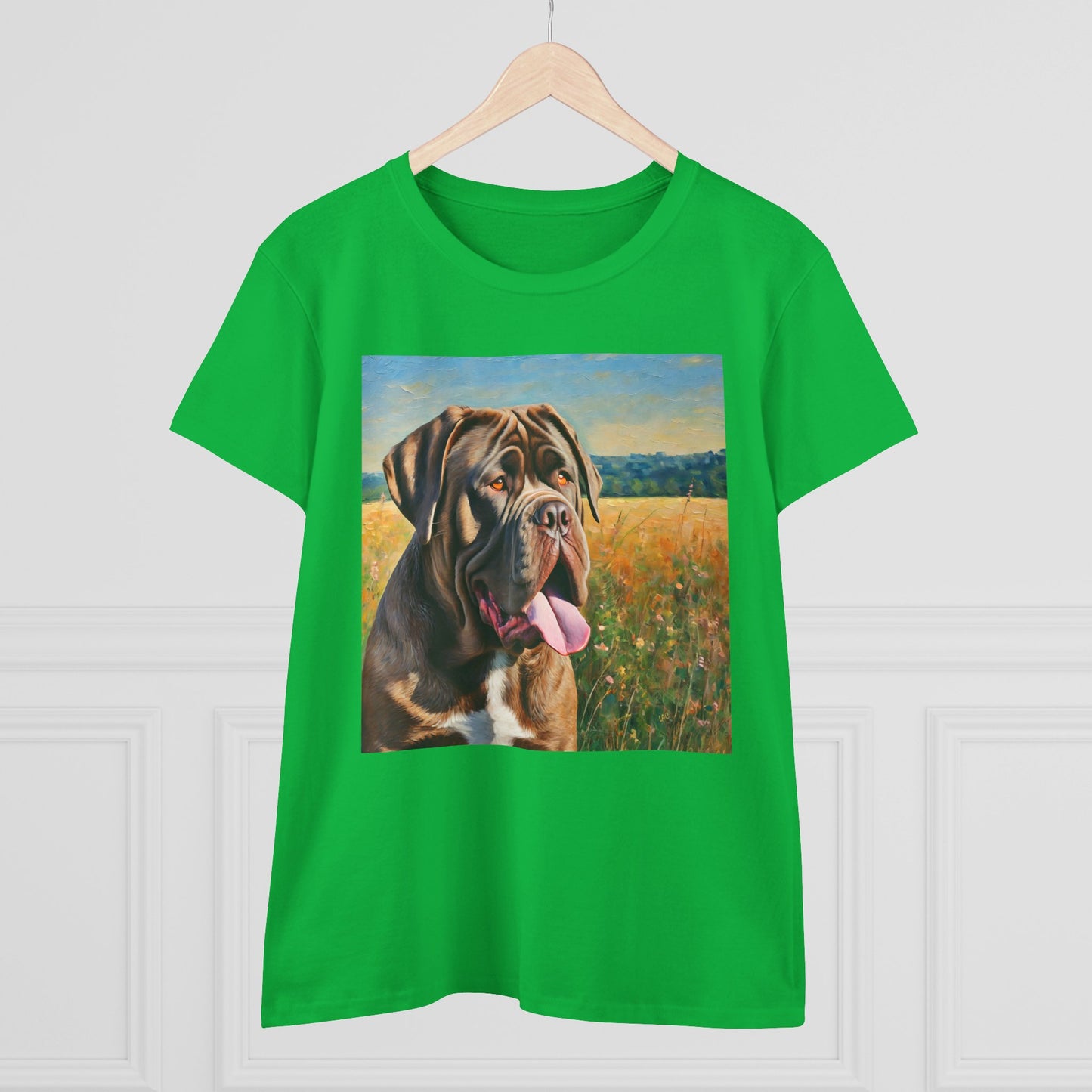 Neopolitan Mastiff Women's Midweight Cotton Tee