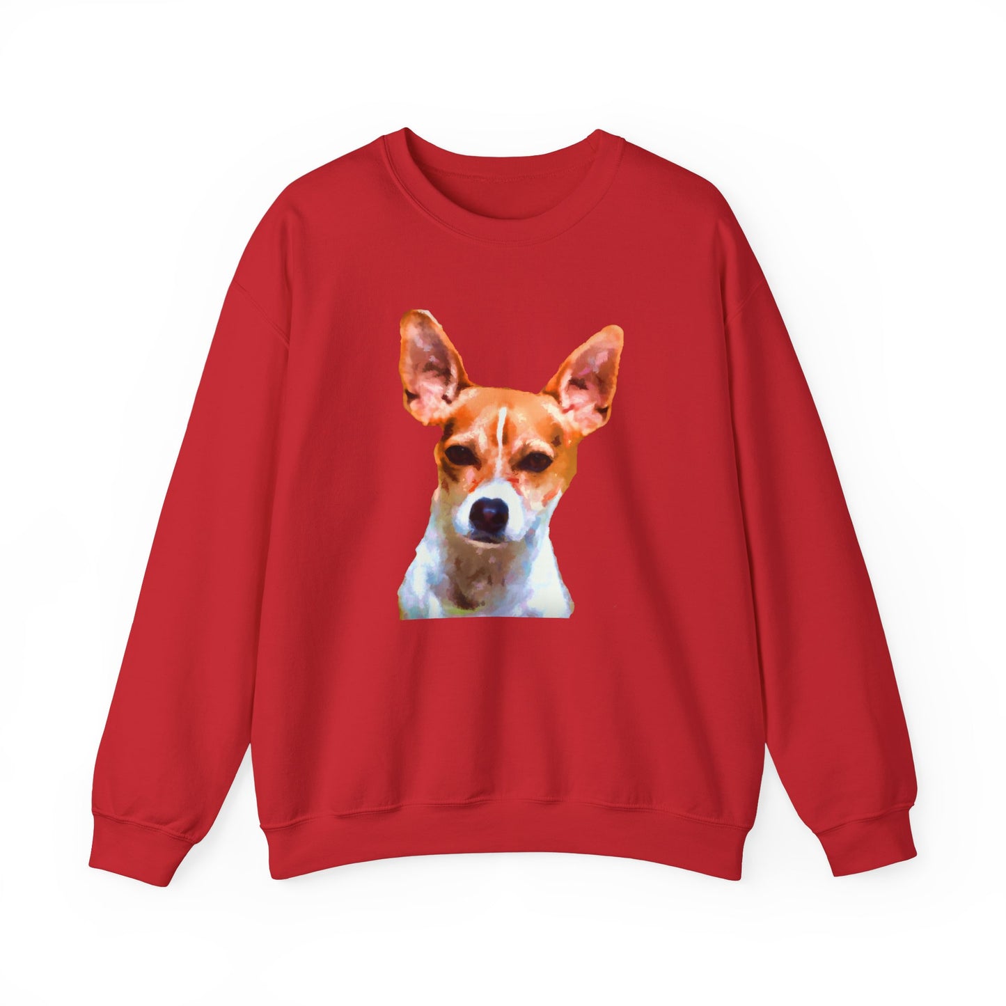 Rat Terrier Unisex 50/50 Crewneck Sweatshirt