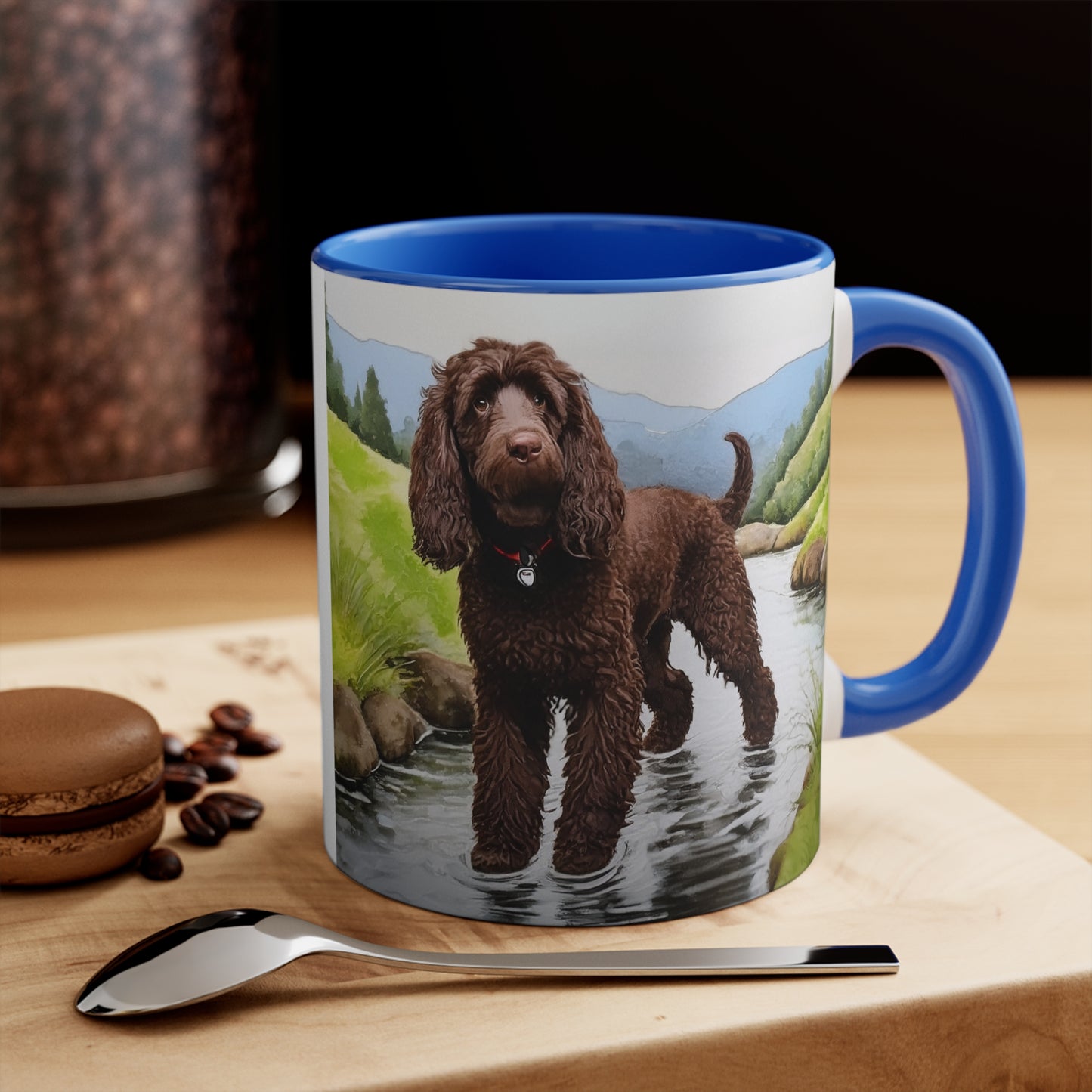 Irish Water Spaniel 11oz Ceramic Accent Mug