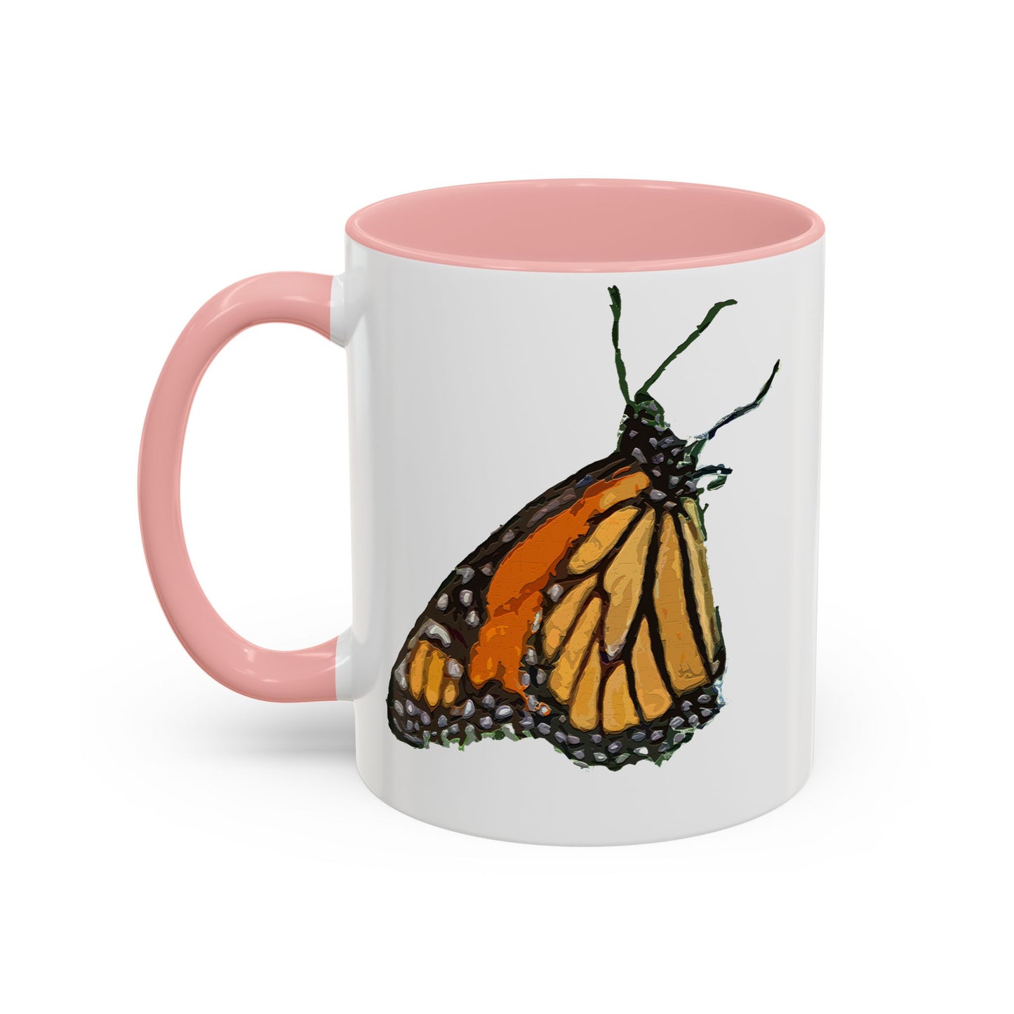 Monarch Butterfly Accent Coffee Mug, 11oz