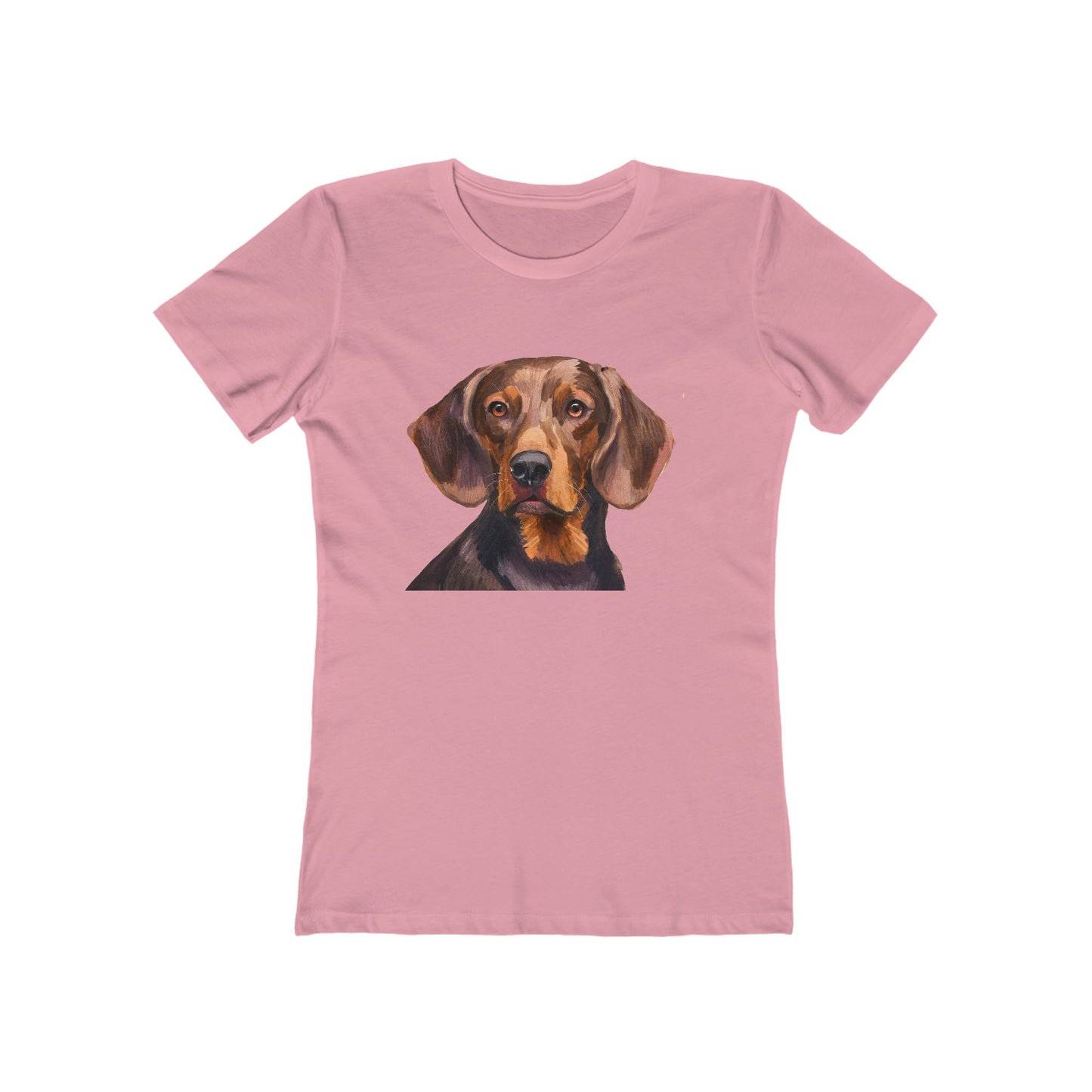 Hannoverscher Schweisshund Women's Slim Fit Ringspun Cotton Tee