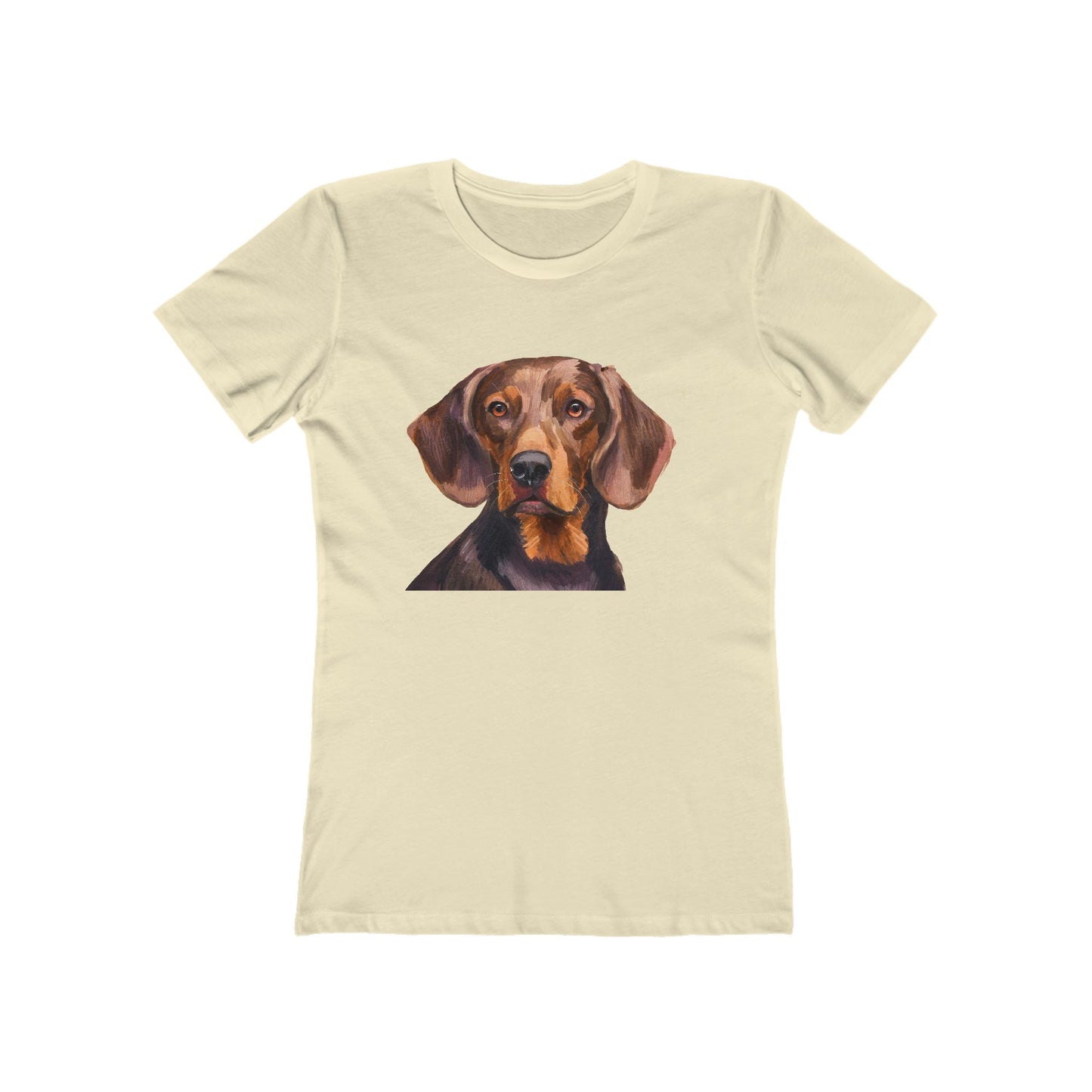 Hannoverscher Schweisshund Women's Slim Fit Ringspun Cotton Tee