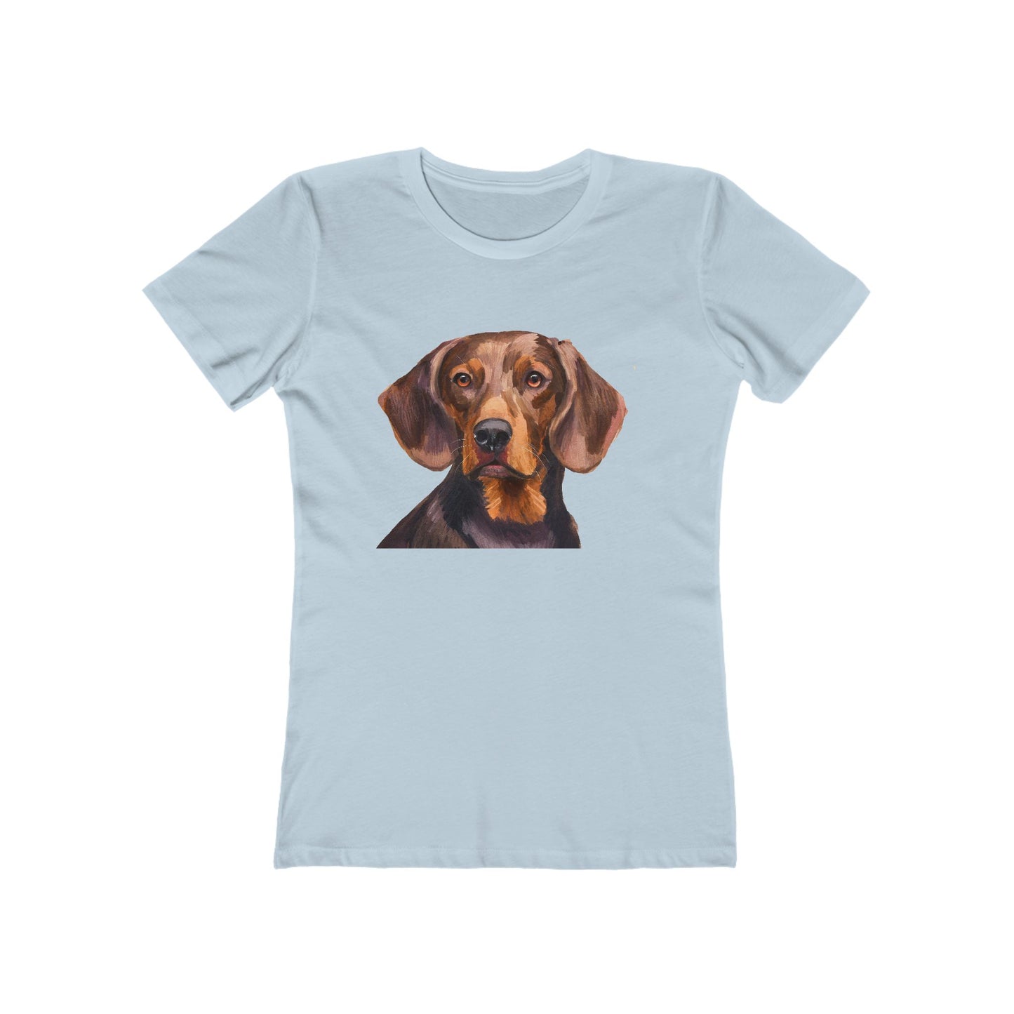 Hannoverscher Schweisshund Women's Slim Fit Ringspun Cotton Tee