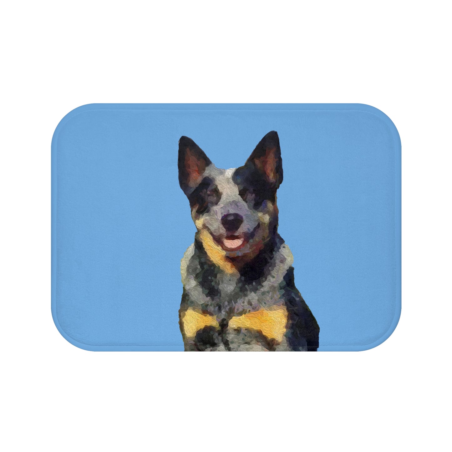 Blue Heeler - Australian Cattle Dog 'Baily' Bathrom Rug Mat