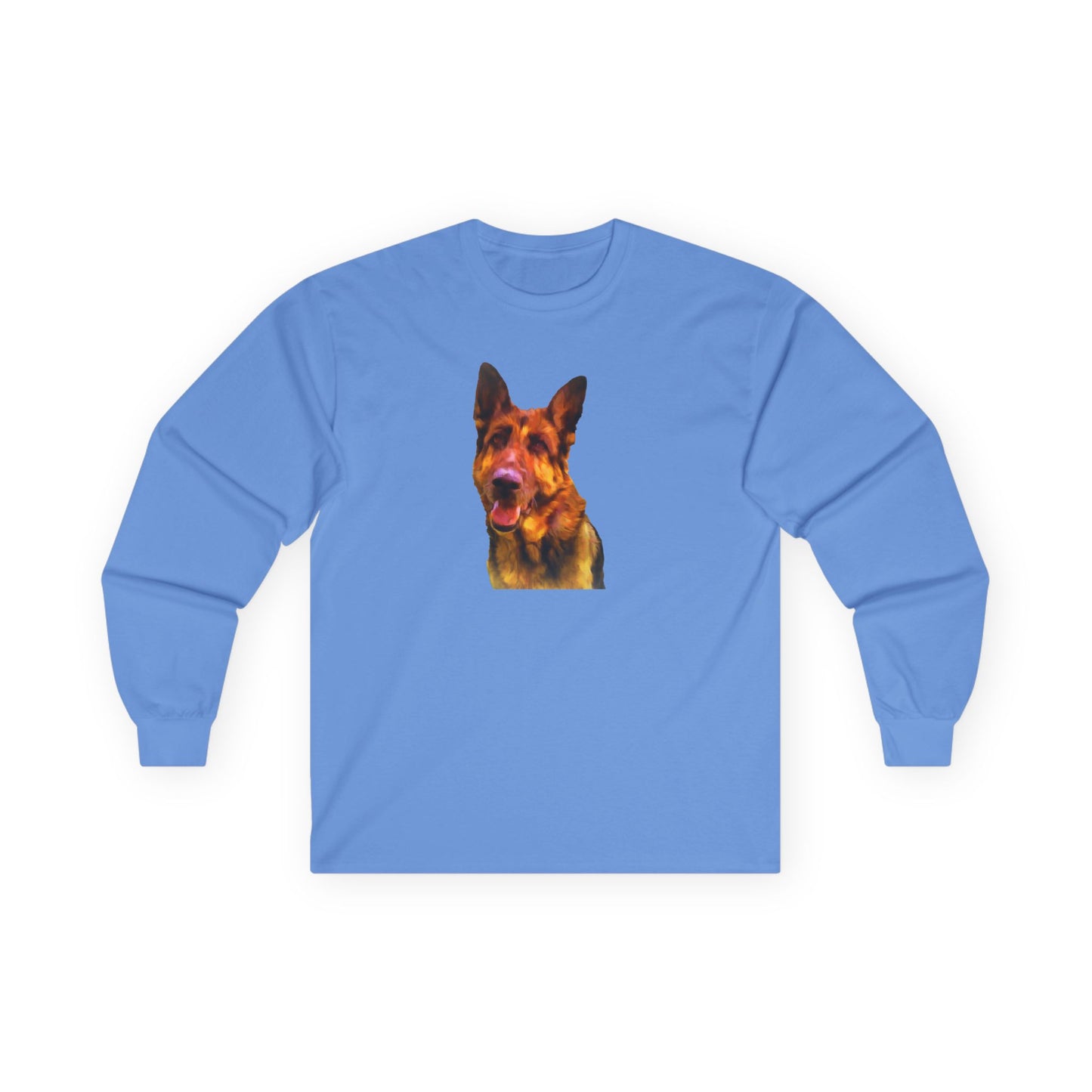 German Shepherd Bailey Unisex Cotton Long Sleeve Tee