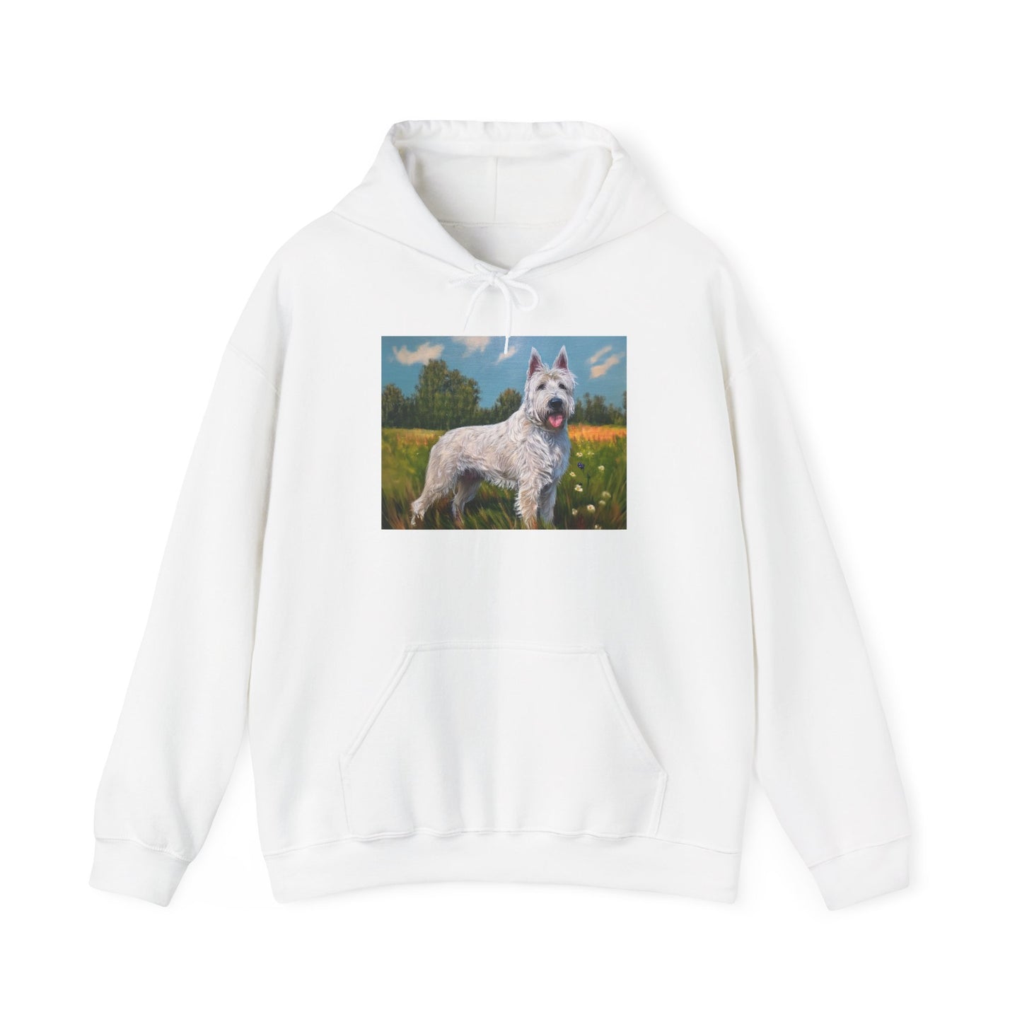 Bouvier des Ardennes Unisex 50/50 Hooded Sweatshirt