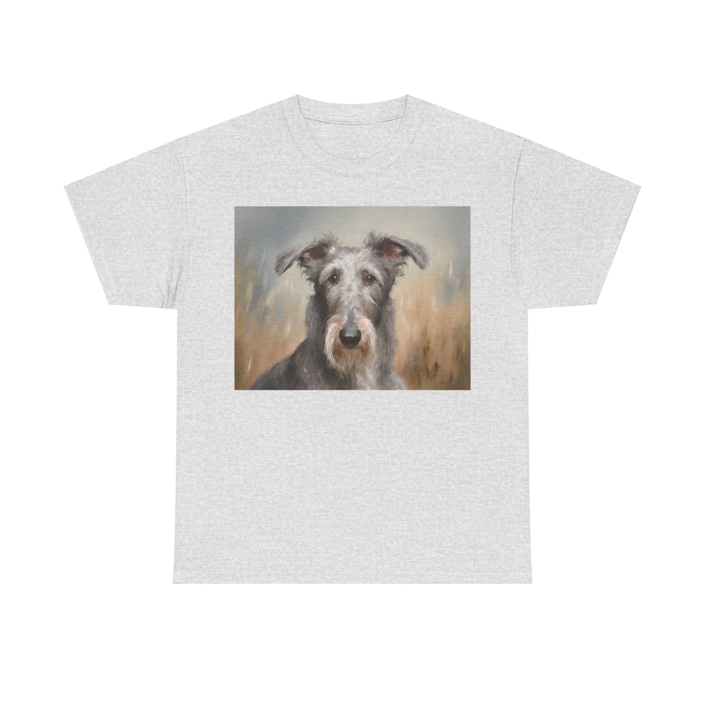 Elegant Scottish Deerhound Unisex Heavy Cotton Tee