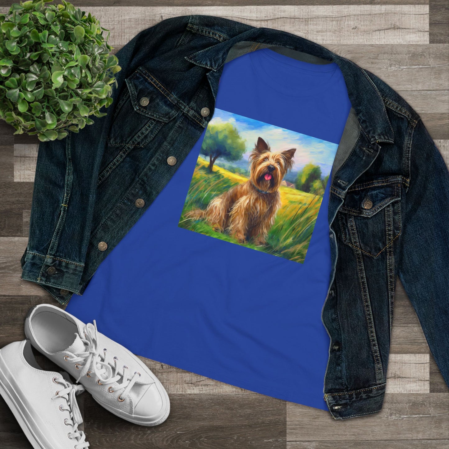 Briard - Women's Relaxed Cotton Tee
