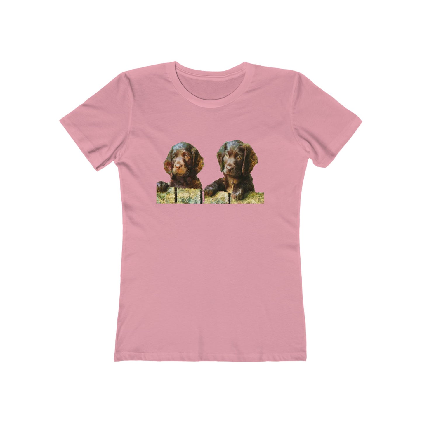 Boykin Spaniels - Women's Slim Fitted Ringspun Cotton T-Shirt