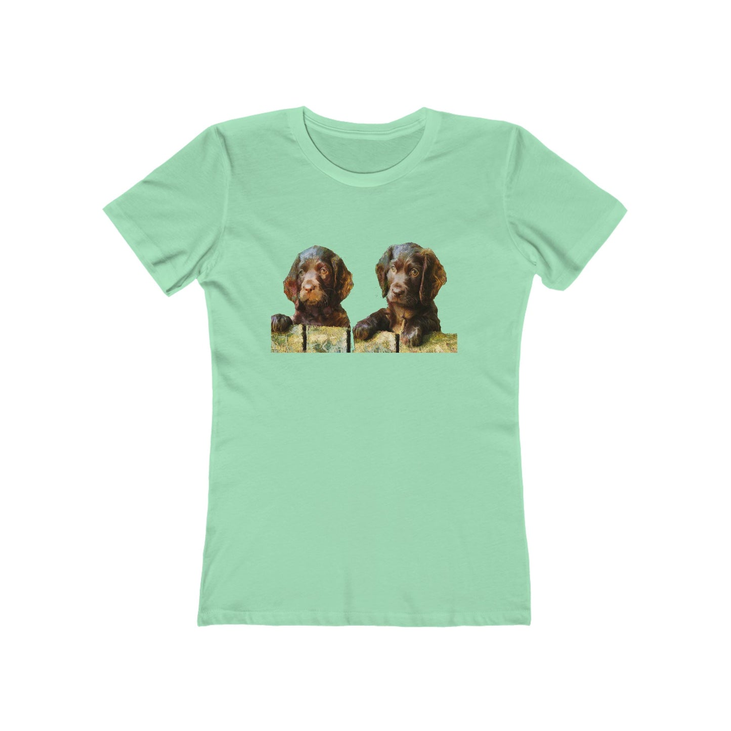 Boykin Spaniels - Women's Slim Fitted Ringspun Cotton T-Shirt
