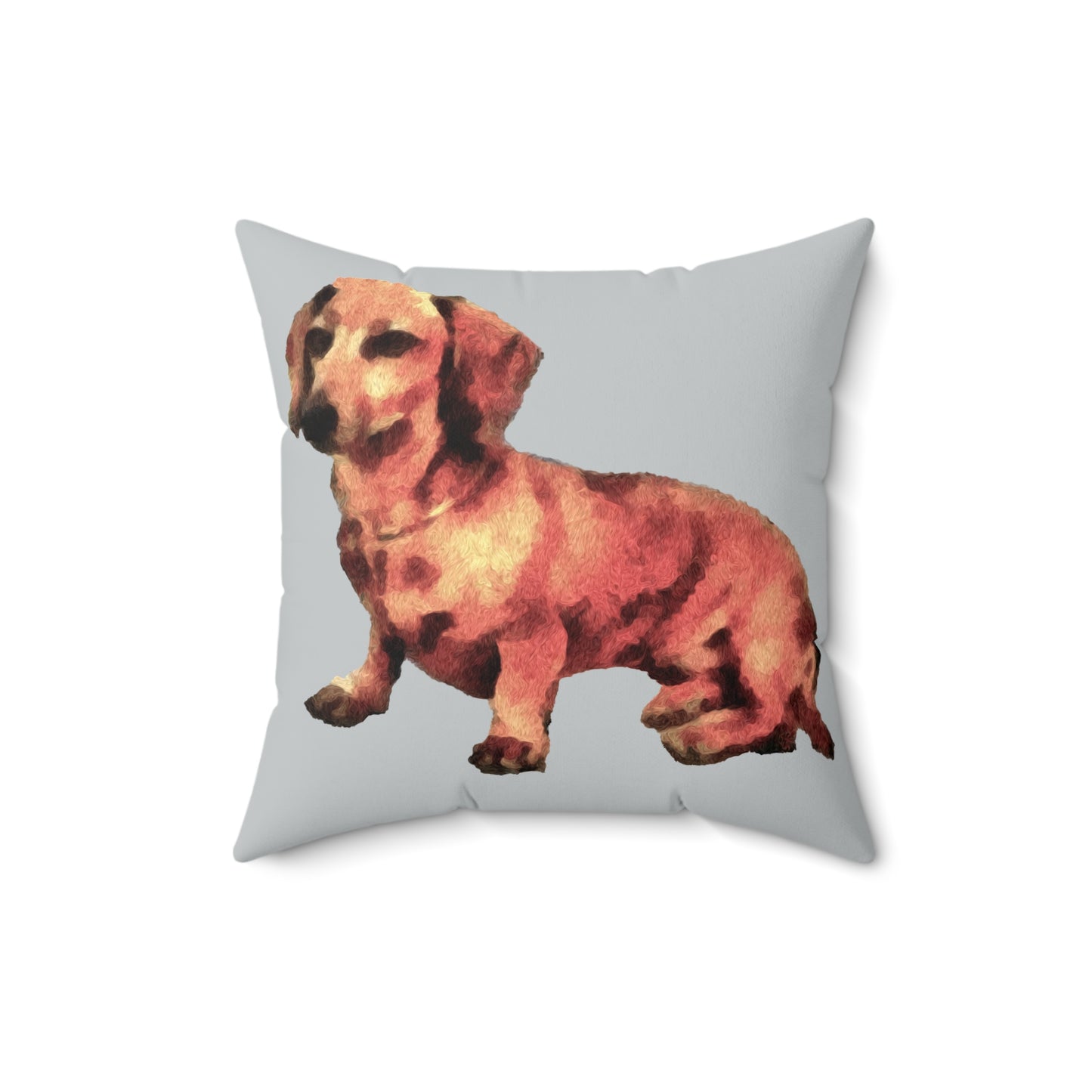 Dachshund 'Simone' - Spun Polyester Throw Pillow