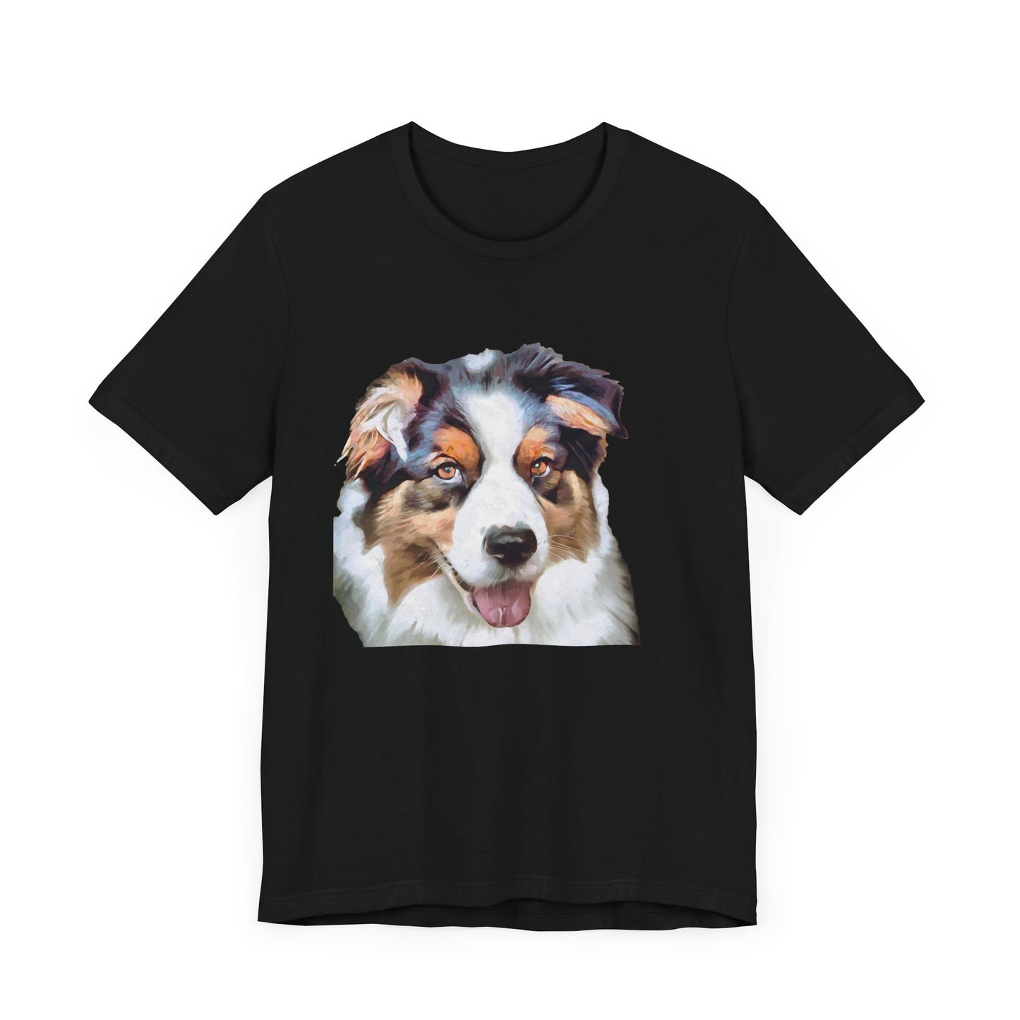 Australian Shepherd 'Blue Merle' Unisex Jersey Short Sleeve Tee