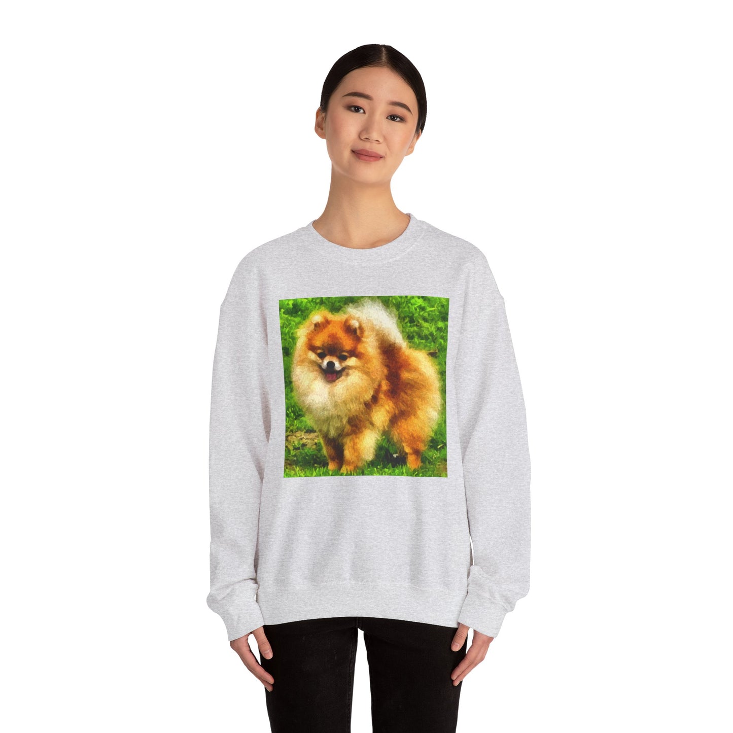 Pomeranian 'Pom Pom' Unisex Crewneck Sweatshirt