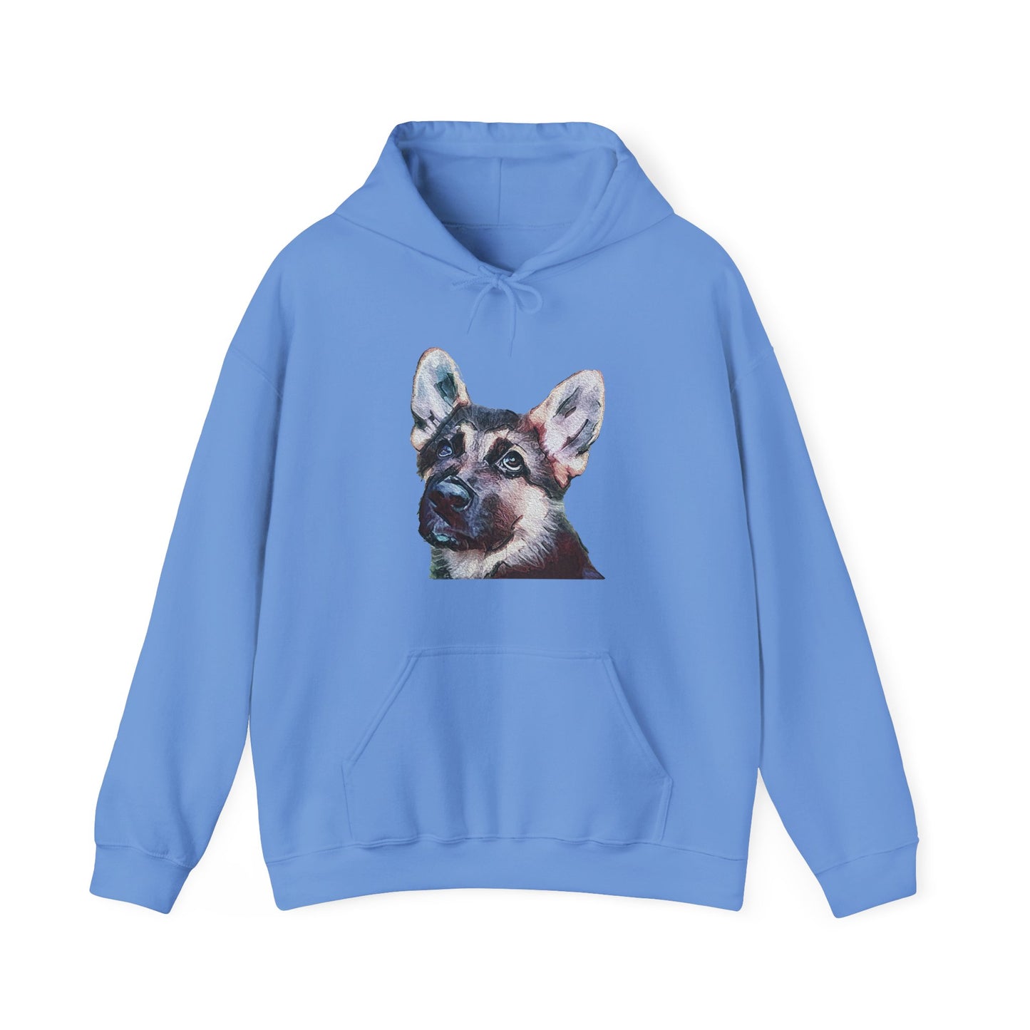 German Shepherd 'Sly' Unisex 50/50 Hoodie