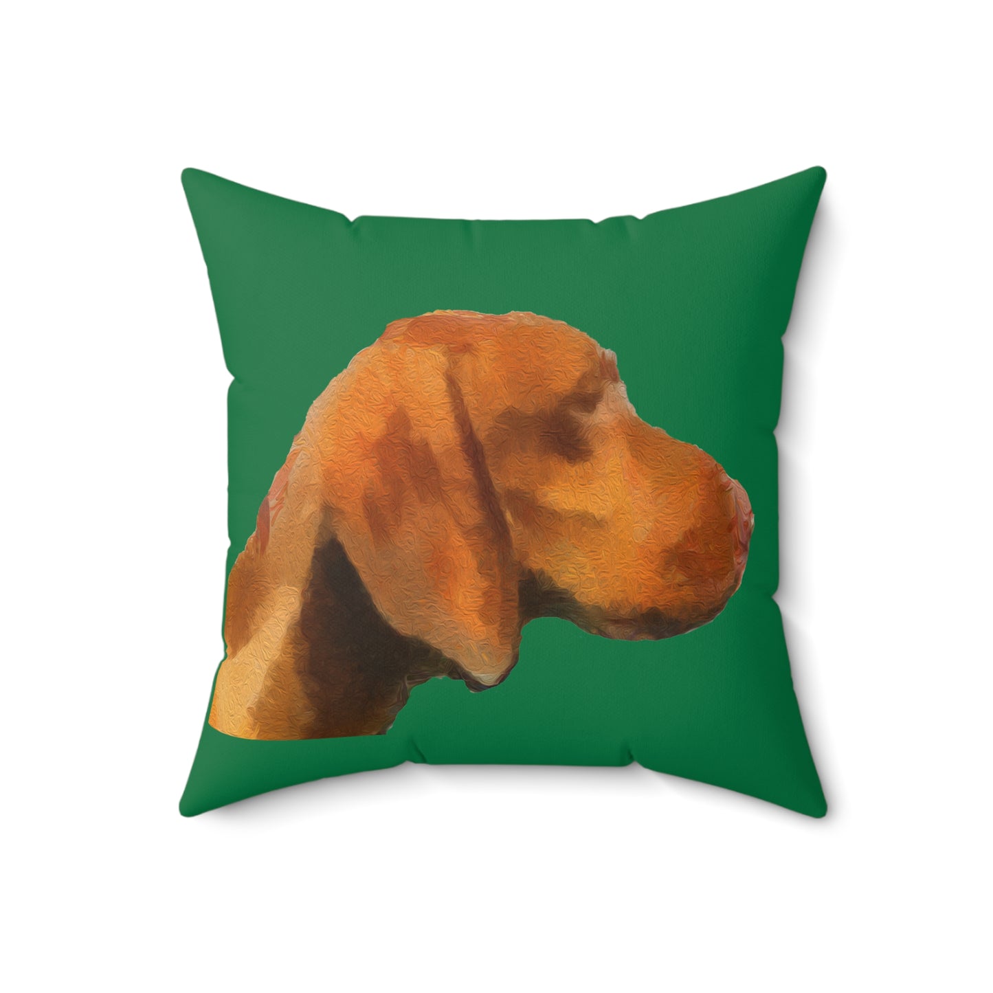 Hungarian Vizsla 'Bela' Spun Polyester Throw Pillow