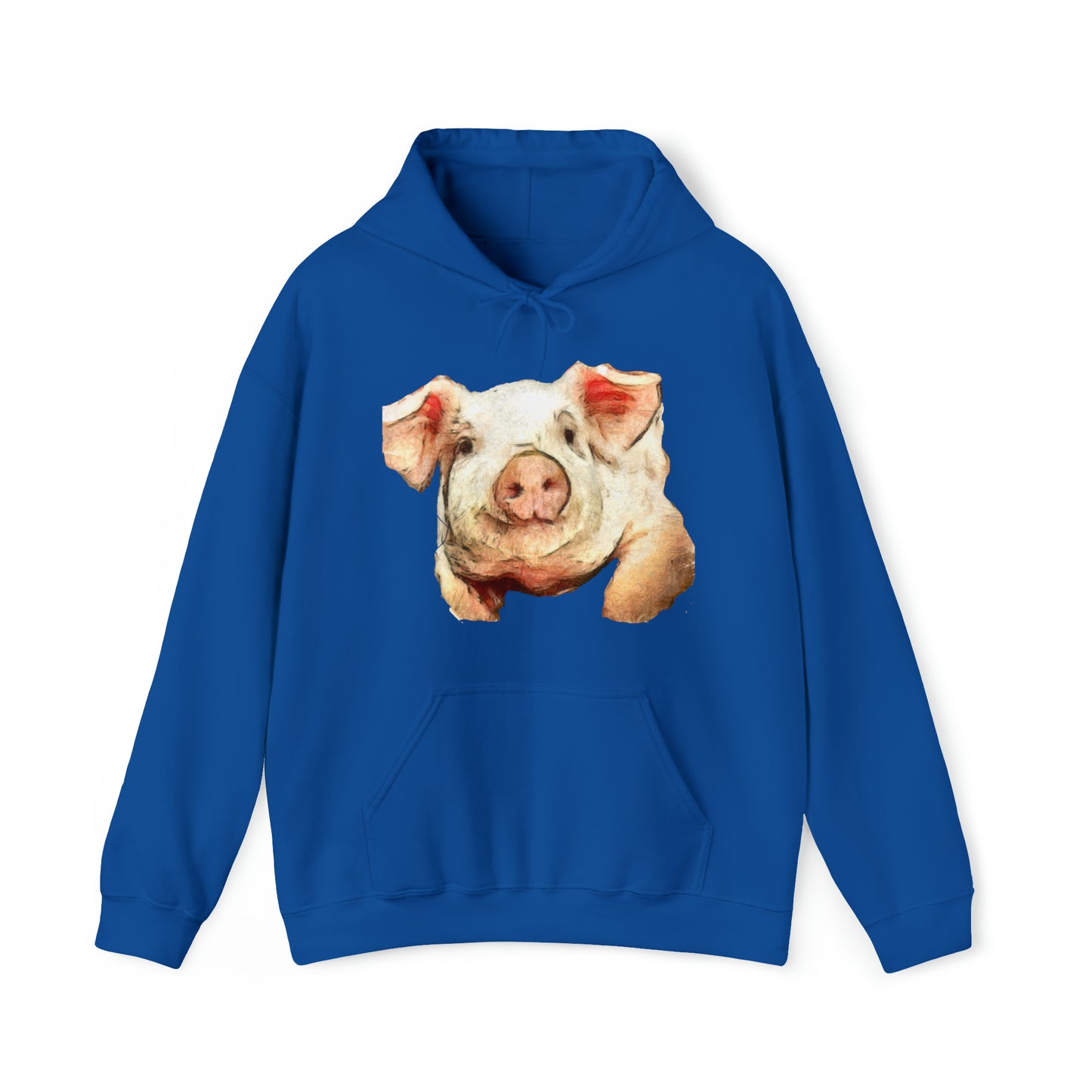 Pig 'Petunia' Unisex 50/50 Hoodie