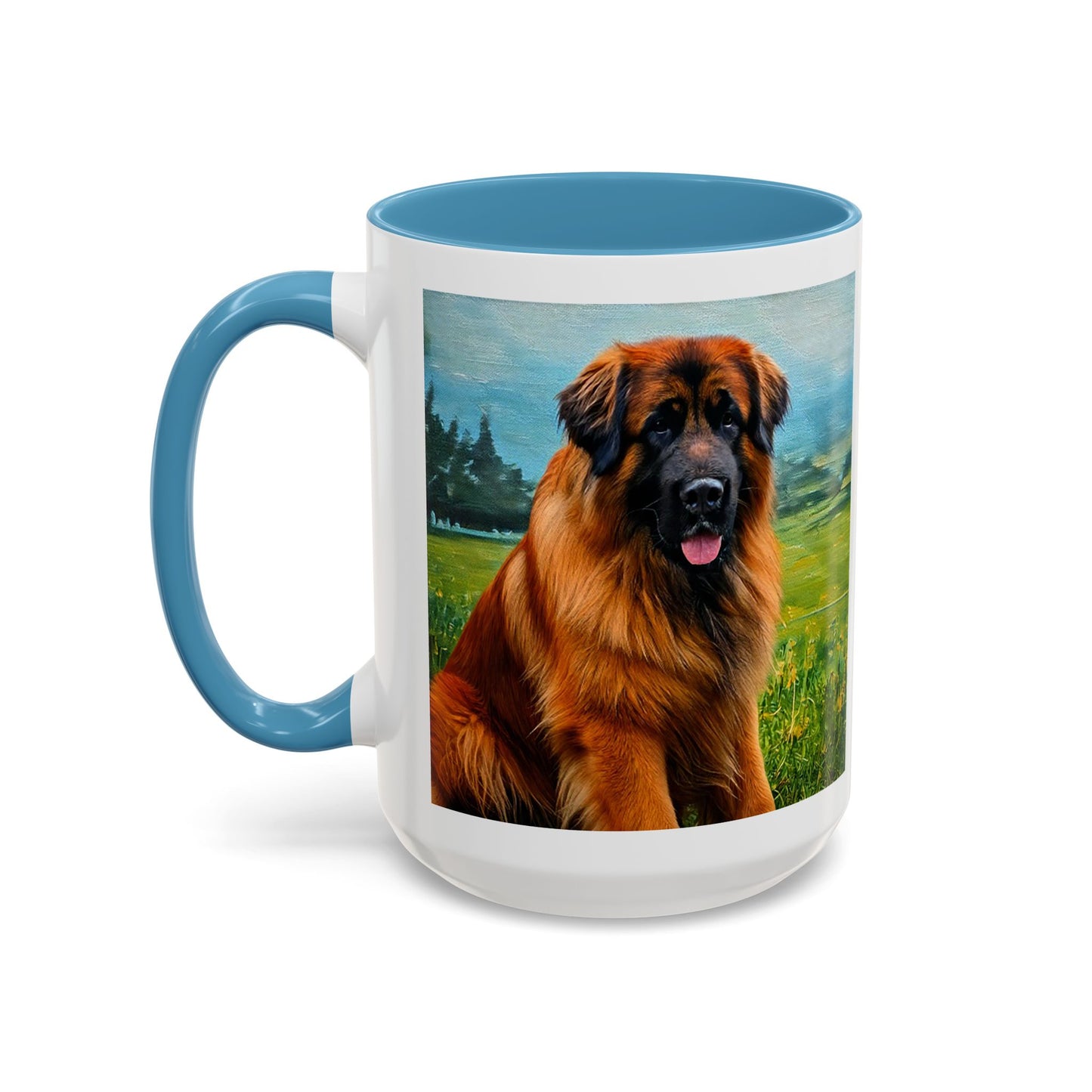 Leonberger Lover Accent Coffee Mug - 11oz & 15oz - Ideal Gift for Pet Owners