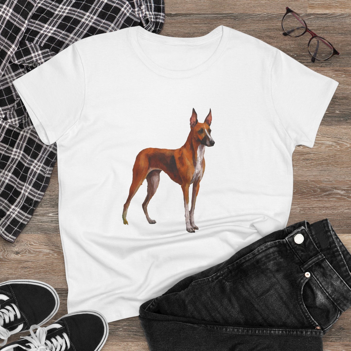 Azawakh 'Tuareg Sloughi' Women's Midweight Cotton Tee