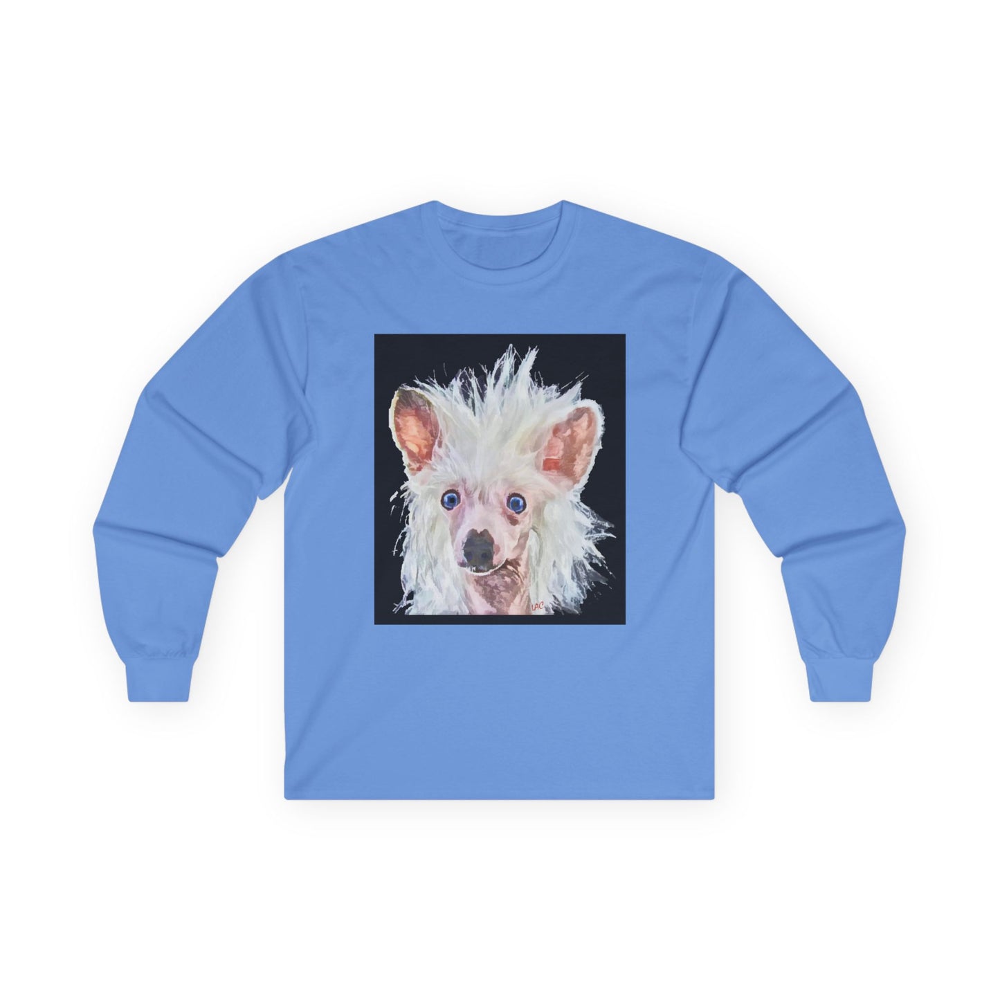 Chinese Crested Unisex Cotton Long Sleeve Tee
