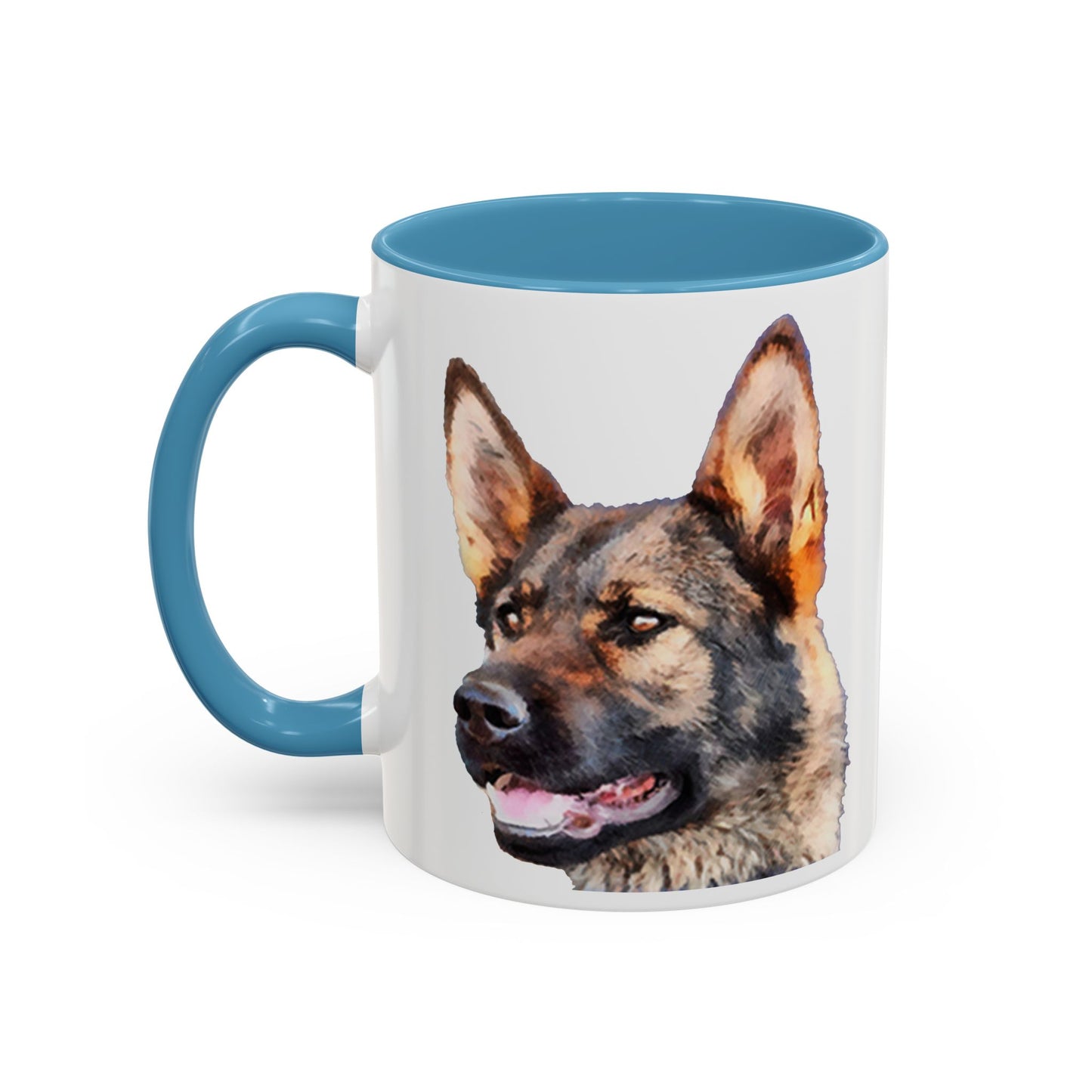 German Shepherd 'Hans' Accent Coffee Mug