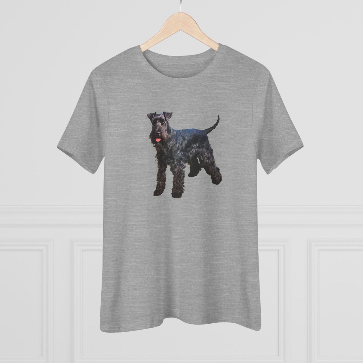 Kerry Blue Terrier Women's Relaxed Fit Cotton Tee