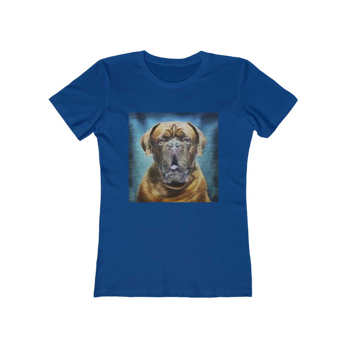 Dogue de Bordeaux Women's Luxe Slim Fit Ringspun Cotton T-Shirt