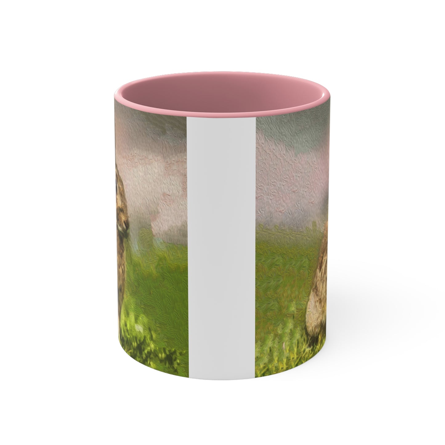 Rabbit 'Clover' Accent Coffee Mug, 11oz