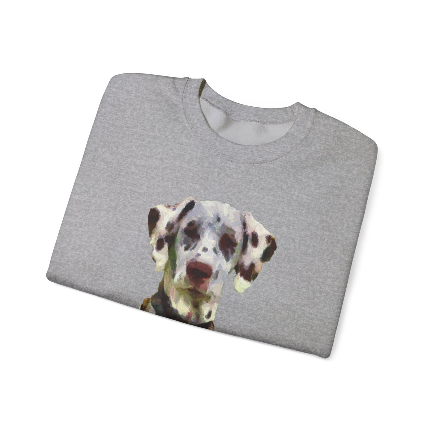 Dalmatian 'Impressionistic' Crewneck Sweatshirt