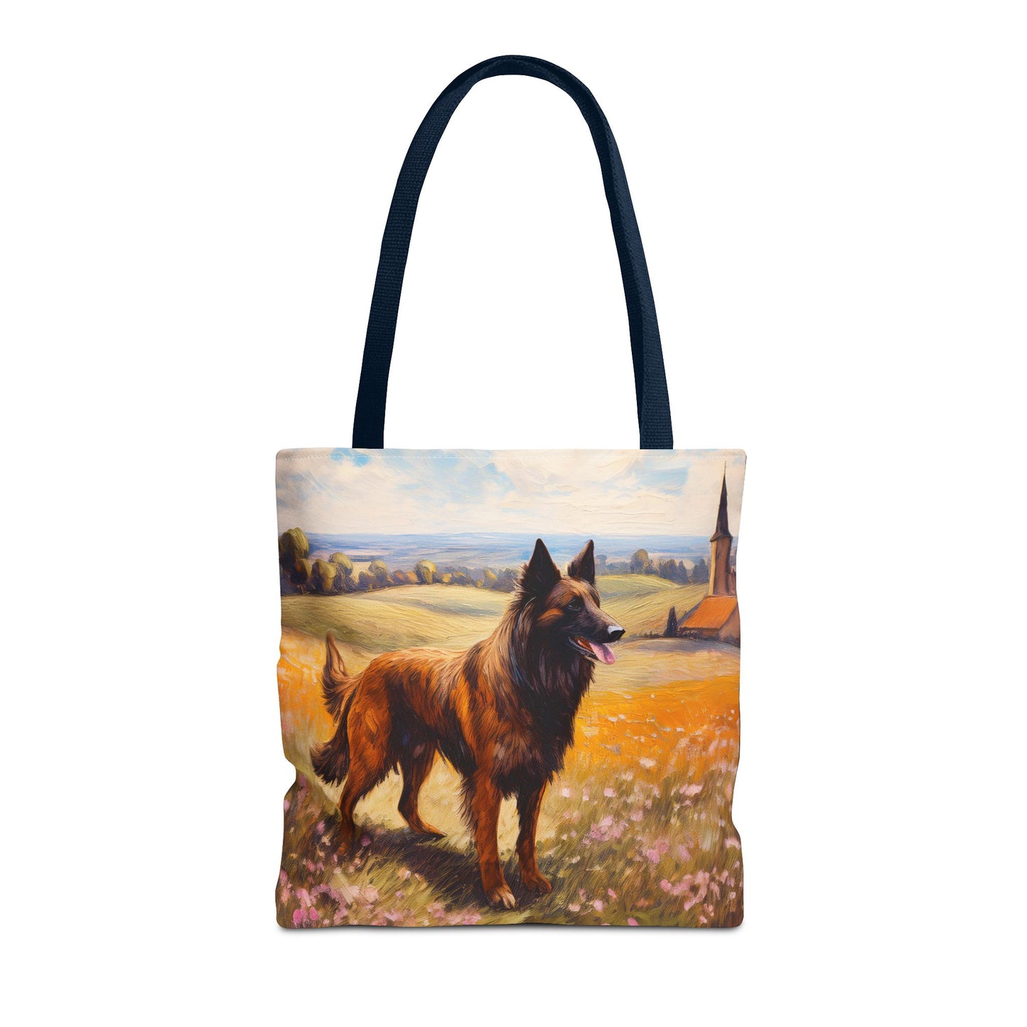 Belgian Tervuren Polyester Tote Bag – Artistic Elegance