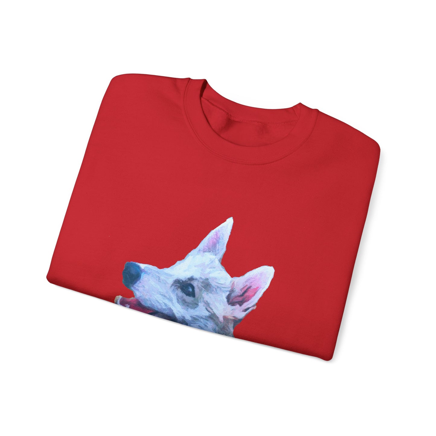 Norwegian Buhund Unisex 50/50 Crewneck Sweatshirt