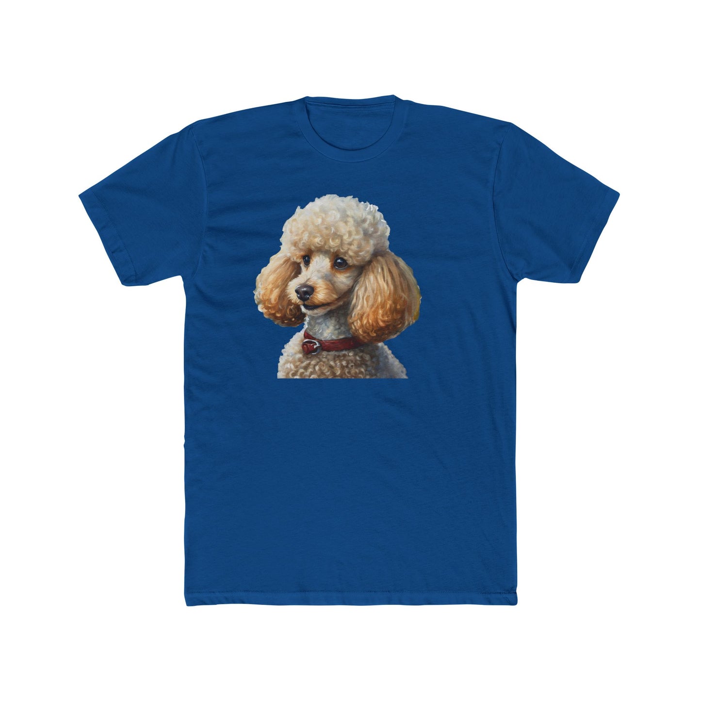 Standard Poodle. - Men's Fitted Cotton Crew Tee