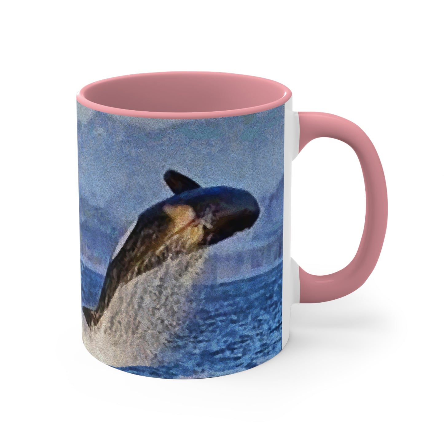 Whale - 'Leviathan' Accent Coffee Mug, 11oz