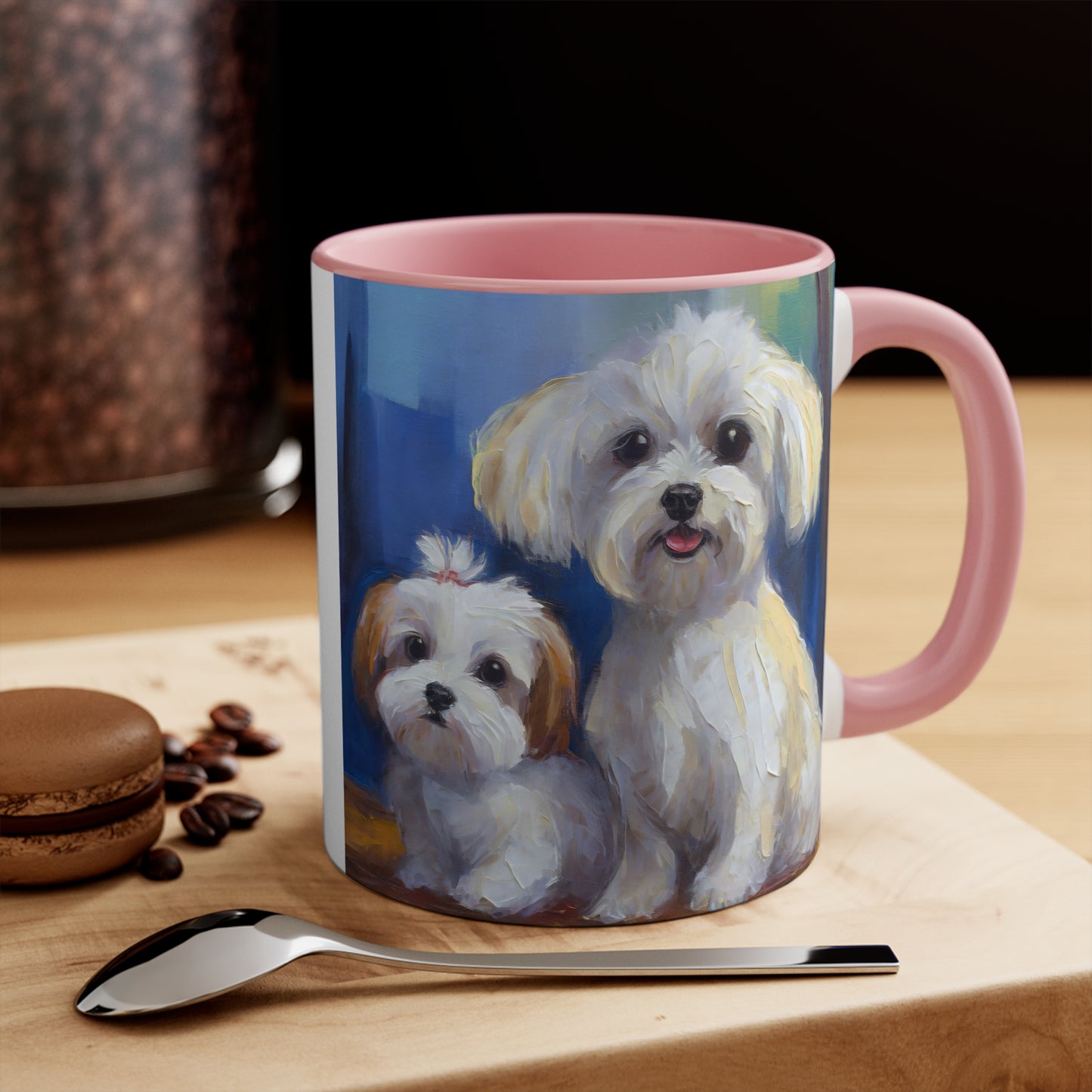 Maltese Puppies Accent Coffee Mug, 11oz