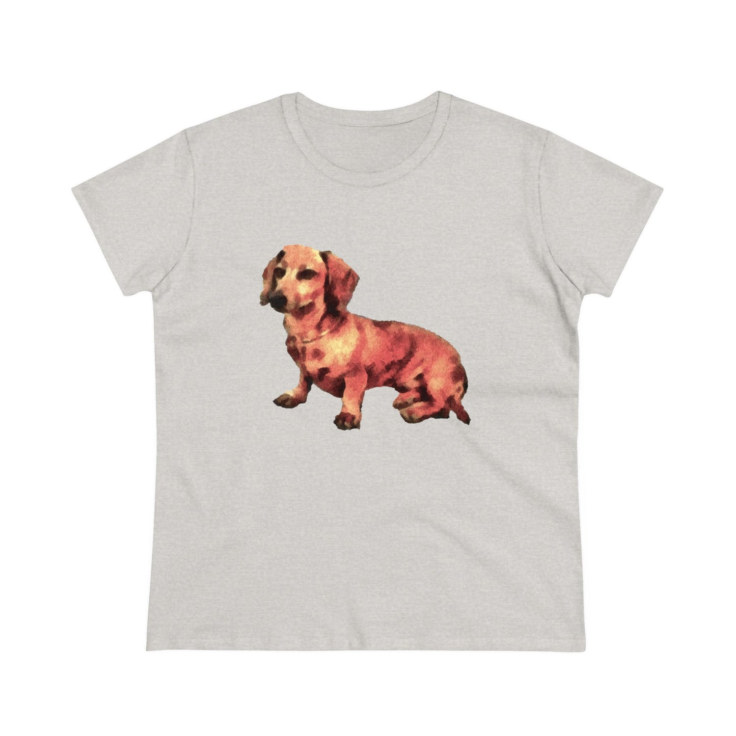 Dachshund 'Simone' Women's Midweight Cotton Tee