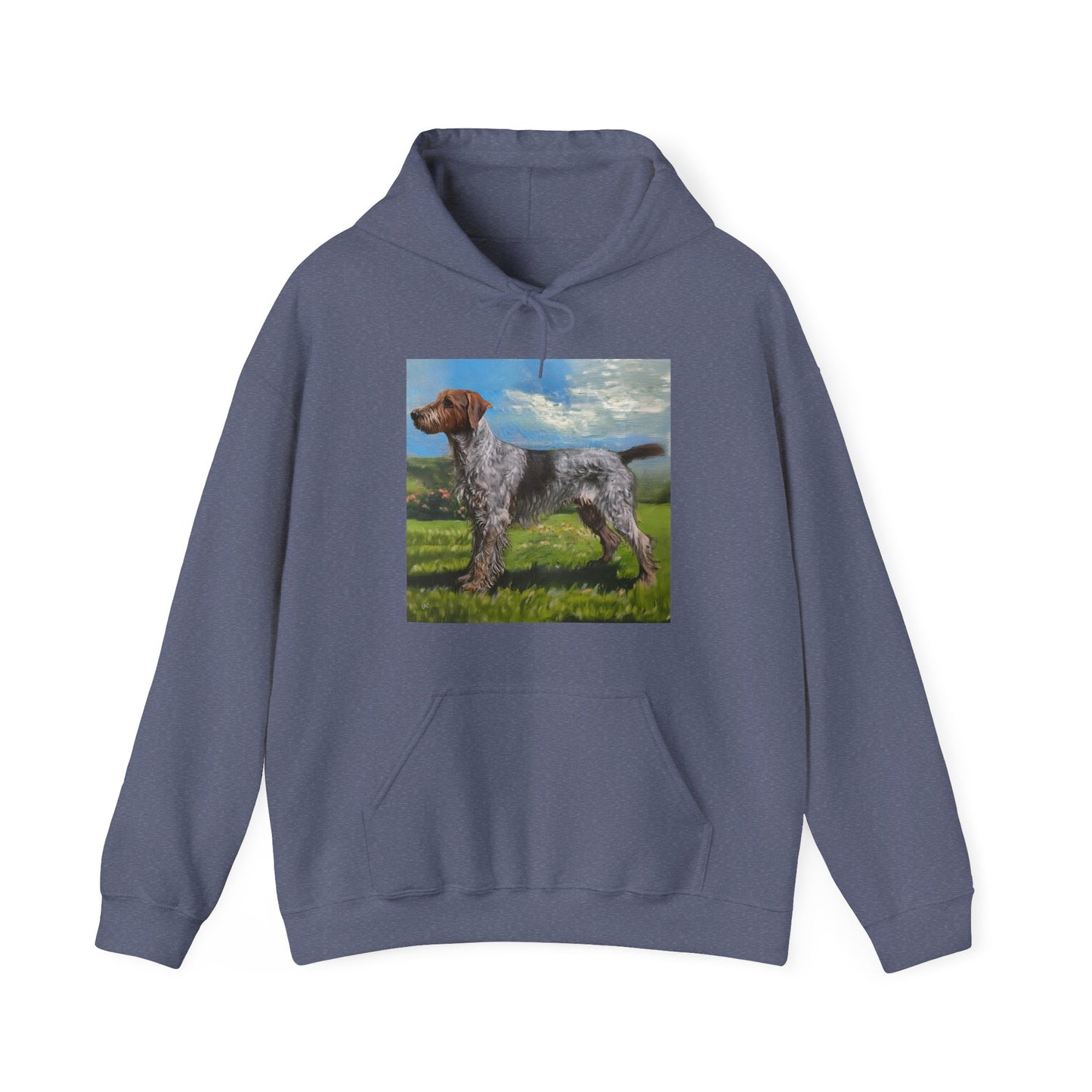 Wirehaired Pointing Griffon Unisex 50/50 Hooded Sweatshirt