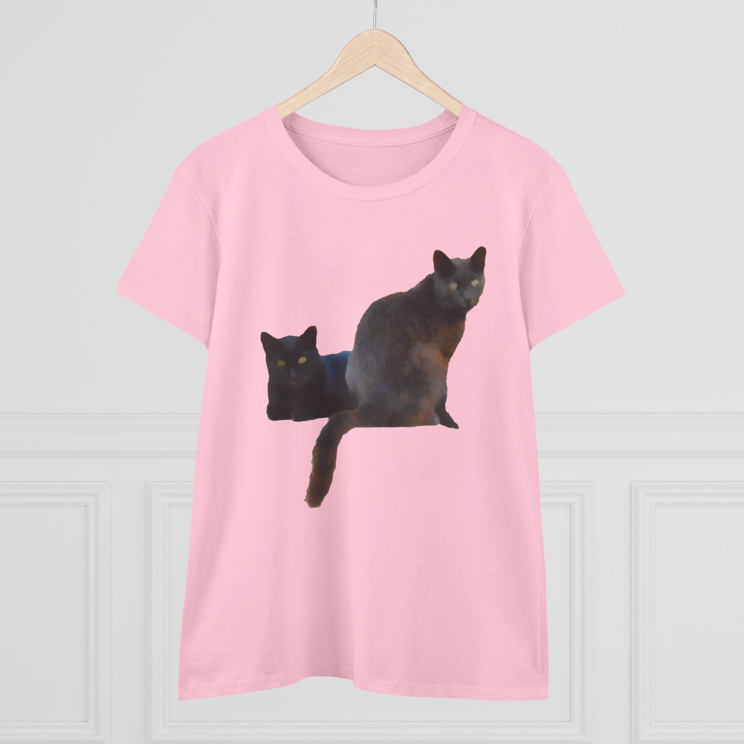Cats of Greece 'Sifnos Sisters' Women's Midweight Cotton Tee