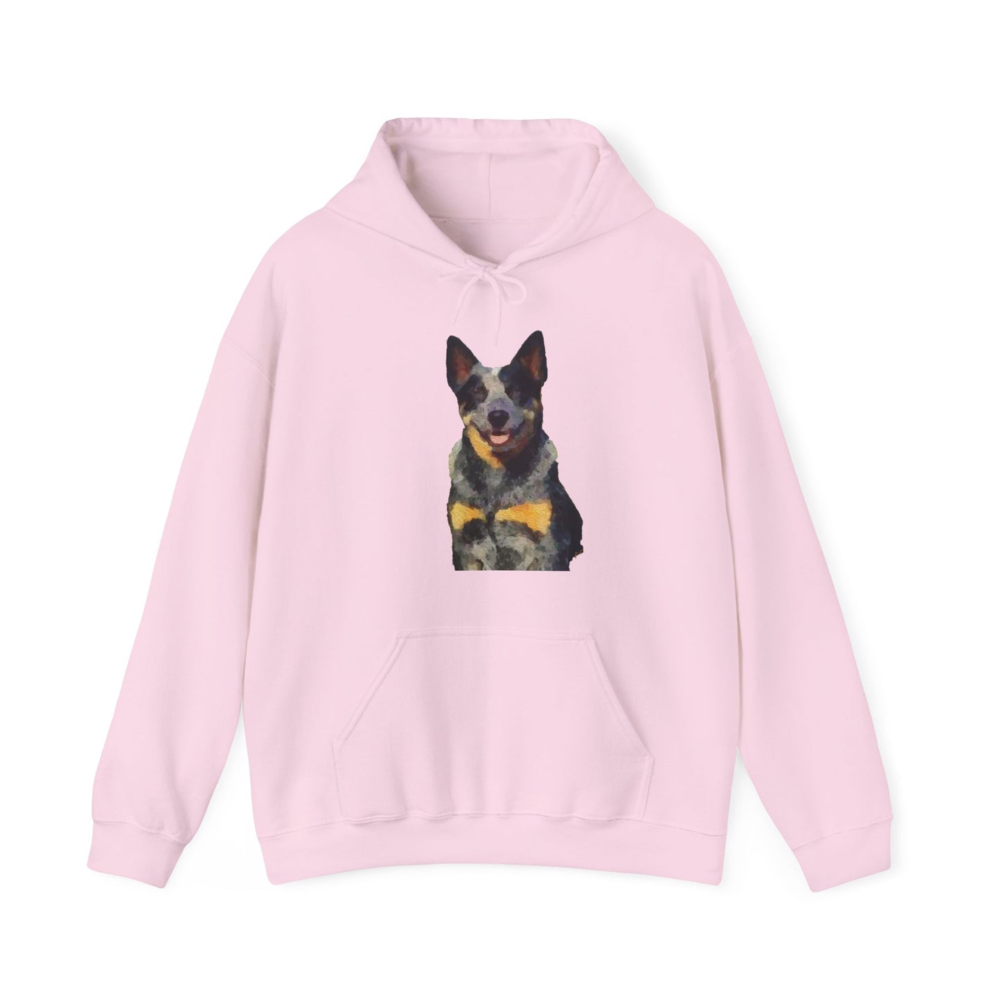 Blue Heeler 'Bailey' Unisex 50/50 Hooded Sweatshirt