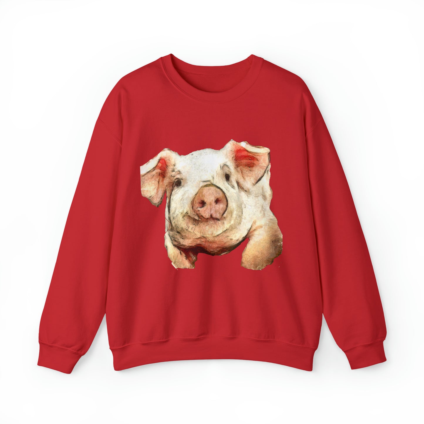 Pig 'Petunia' Unisex 50/50 Crewneck Sweatshirt