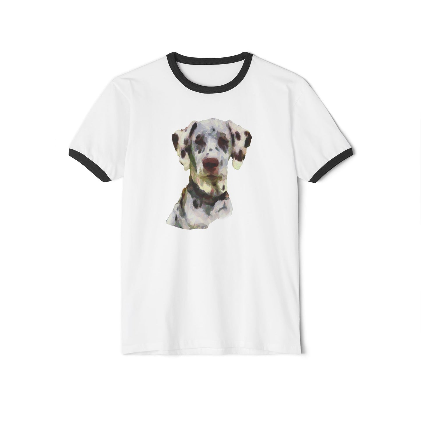 Dalmatian Classic Cotton Ringer T-Shirt