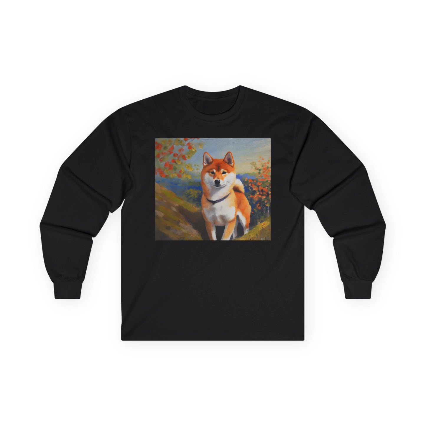 Shiba Inu Cotton Long Sleeve Tee