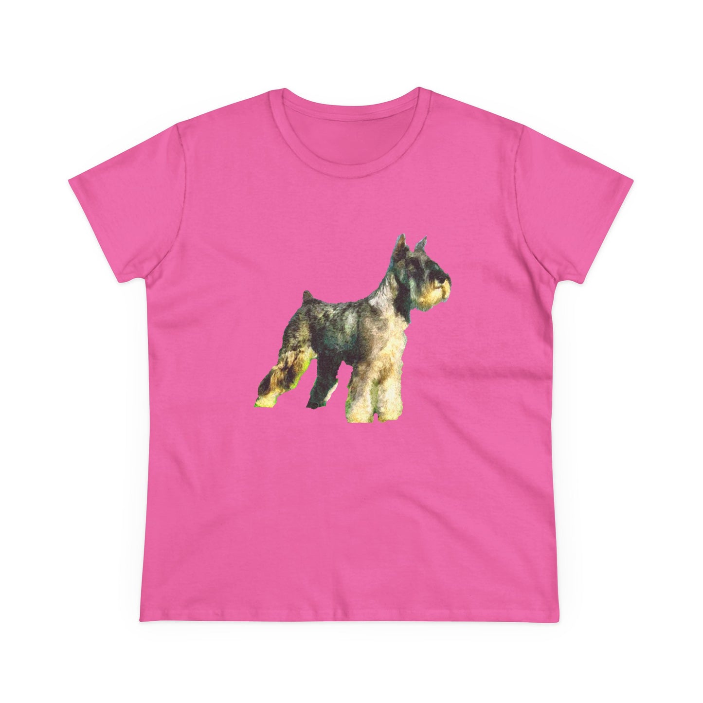 Schnauzer Women's Midweight Cotton Tee