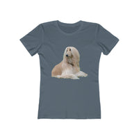 Afghan Hound -  Women's Slim Fitted Ringspun Cotton Tee