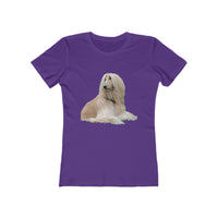 Afghan Hound -  Women's Slim Fitted Ringspun Cotton Tee