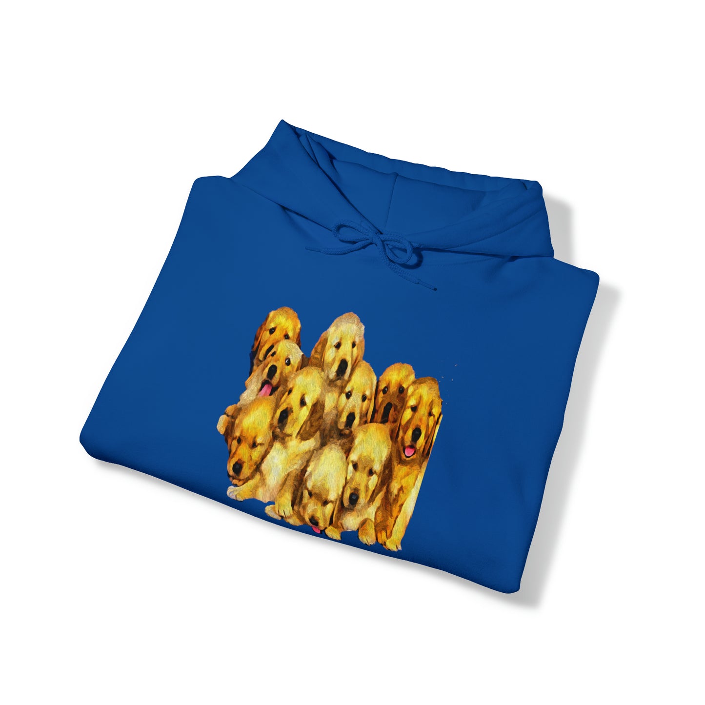 Golden Retriever Puppies Unisex 50/50 Hoodie