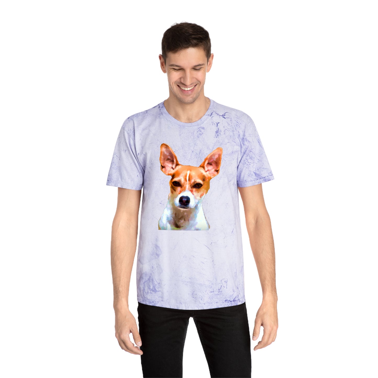 Rat Terrier Unisex Cotton Color Blast T-Shirt
