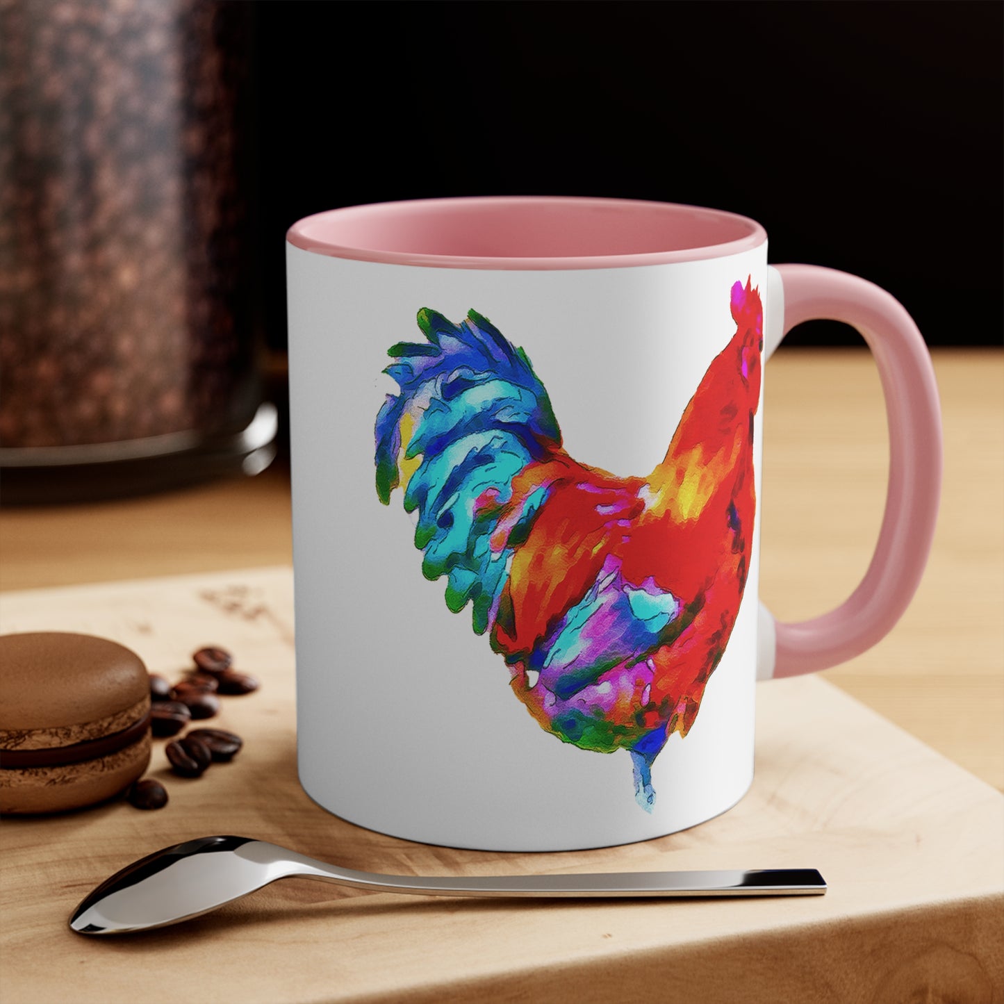 Rooster 'Craw' Accent Coffee Mug, 11oz