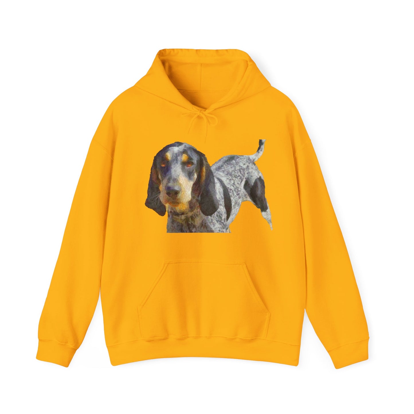 Bluetick Coonhound Unisex 50/50 Hoodie: Snuggle Up in Style!