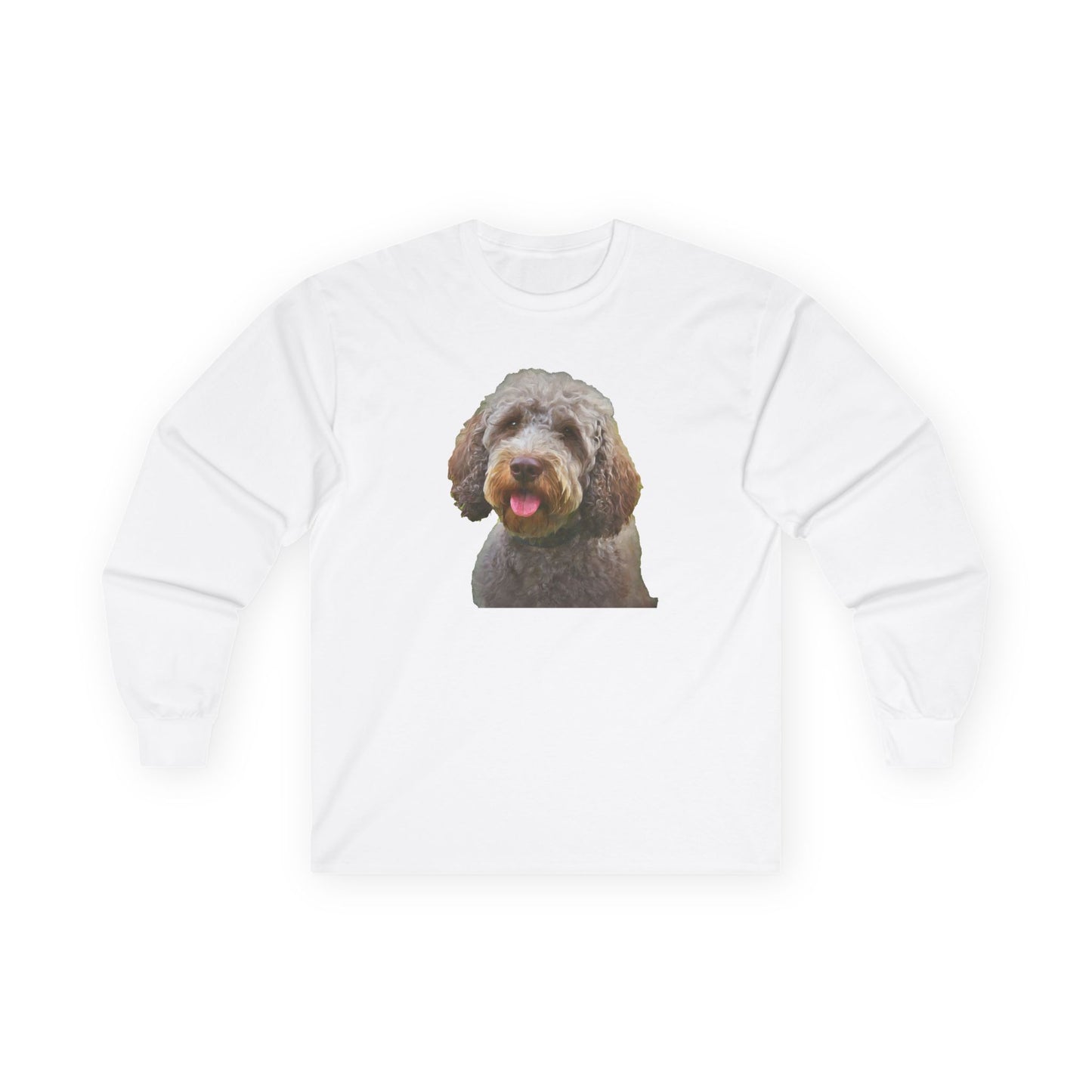 Lagotto Romagnolo 'Italian Truffle Dog' Cotton Long Sleeve Tee